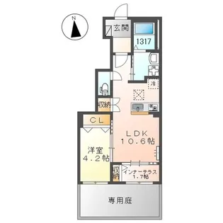 コンプレット【1階】の間取り