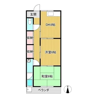 山本コーポ(川崎)【2階】の間取り