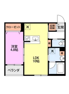 Common高志レイクサイド【3階】の間取り
