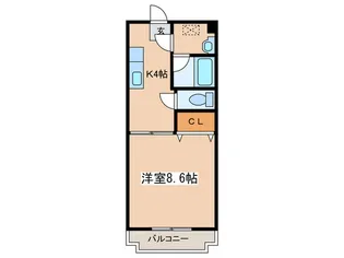 リュミエールII【2階】の間取り