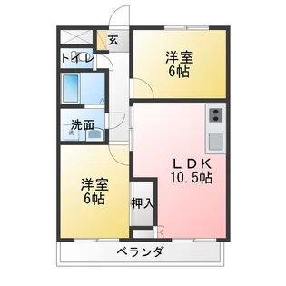 永代マンション【1階】の間取り