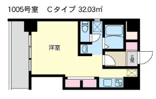 高田馬場ヒルサイドパレス【10階】の間取り