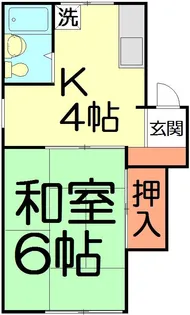 コパル由比ガ浜【1階】の間取り