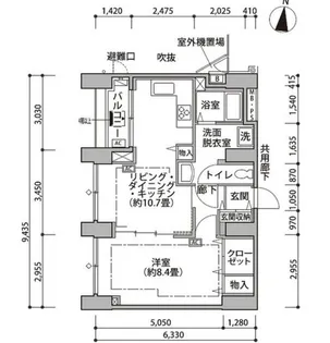 東雲キャナルコートCODAN14号棟【4階】の間取り