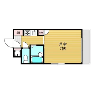 シティライフ新大阪【6階】の間取り