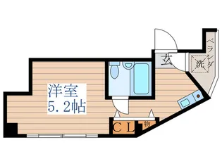 ゴ-ルドビル阿佐ヶ谷【3階】の間取り