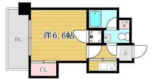 エステートモア博多グラン【7階】の間取り