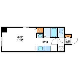 藤井ビル北17条【5階】の間取り