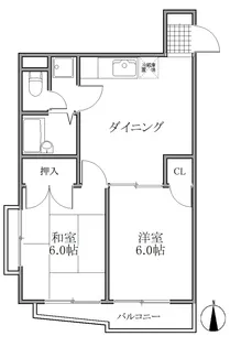 メゾン暁【3階】の間取り