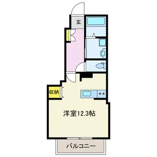 ユニロイヤル A【1階】の間取り