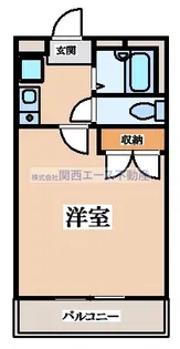 レオパレスMITOII【3階】の間取り