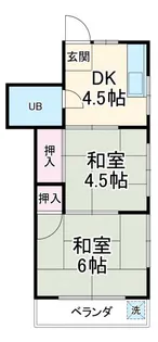 ハイコーポ南行徳【1階】の間取り