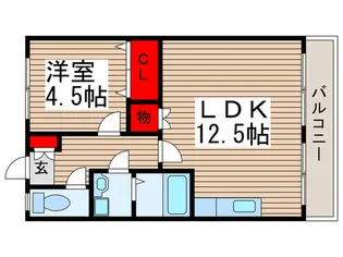 第二庚申コ-ポ【2階】の間取り