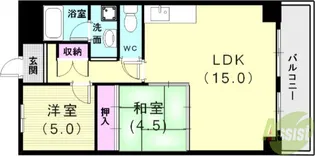 ベルトゥリー須磨【2階】の間取り