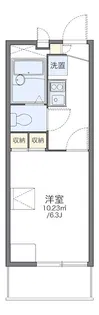 レオパレスグレイスSHINO【2階】の間取り