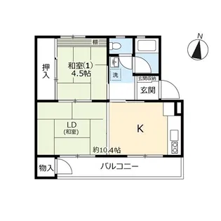 UR尾山台【3階】の間取り