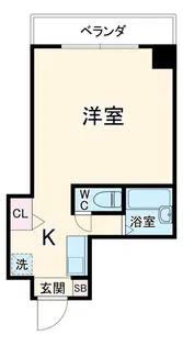 グウィンディ【2階】の間取り