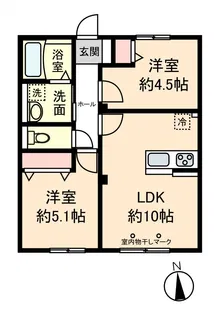 Maison de Paim 北鹿浜3【2階】の間取り