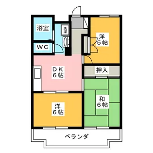 ウォーターミル船橋No.1【3階】の間取り