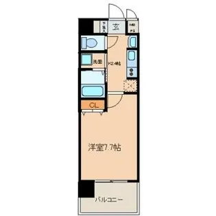 愛知県名古屋市北区黒川本通1【マンション】の間取り