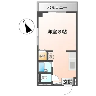 1Rの間取り画像