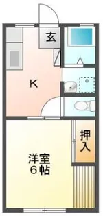 サンハイツ川口【1階】の間取り