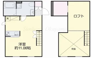 プリマガーデン岡山 弐番館【2階】の間取り