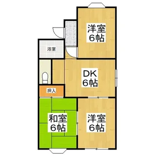 グリーンコーポII【2階】の間取り