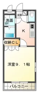 福岡県飯塚市太郎丸【アパート】の間取り