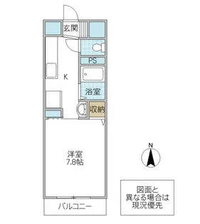 Y`s FLATS NC【2階】の間取り