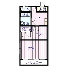 プレジデント中山【2階】の間取り