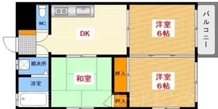 YKコーポ3【3階】の間取り