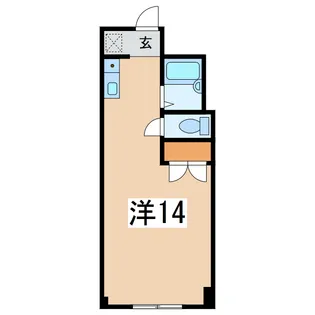 こがい日新ハイム【1階】の間取り