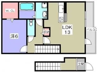 大阪府枚方市伊加賀西町【一戸建】の間取り