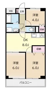 グラン・シャリオ【5階】の間取り