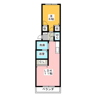 シャトーマジョール【3階】の間取り