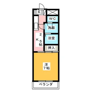センチュリー材菊【8階】の間取り