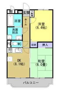 サンライズ桜台【1階】の間取り
