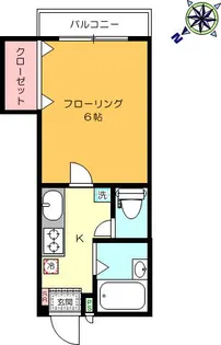 カーサ ブリッサ【1階】の間取り