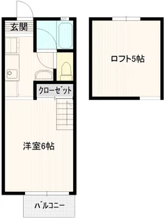 美里ハウスせいせき【2階】の間取り