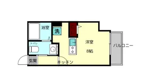 Gradito富雄駅前 2番館【3階】の間取り