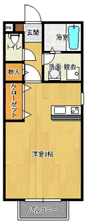 モナリエ津留【2階】の間取り