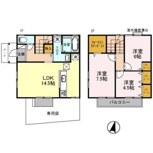 兵庫県三木市緑が丘町本町1【一戸建】の間取り
