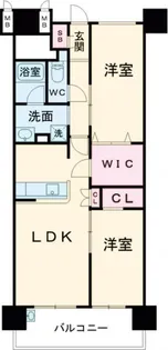 アルファステイツ天神前【3階】の間取り