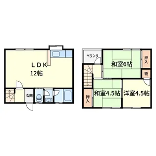 ハイツヨシダの間取り