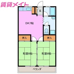 小古曽ビル【3階】の間取り
