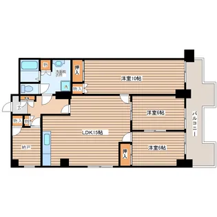 宝蔵院マンション【2階】の間取り