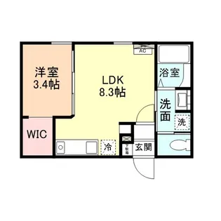 INTEGRAL soto.【1階】の間取り