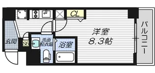 GRACE NORTH NISHITEMMA【5階】の間取り