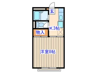 コ-ポ東勝山【2階】の間取り
